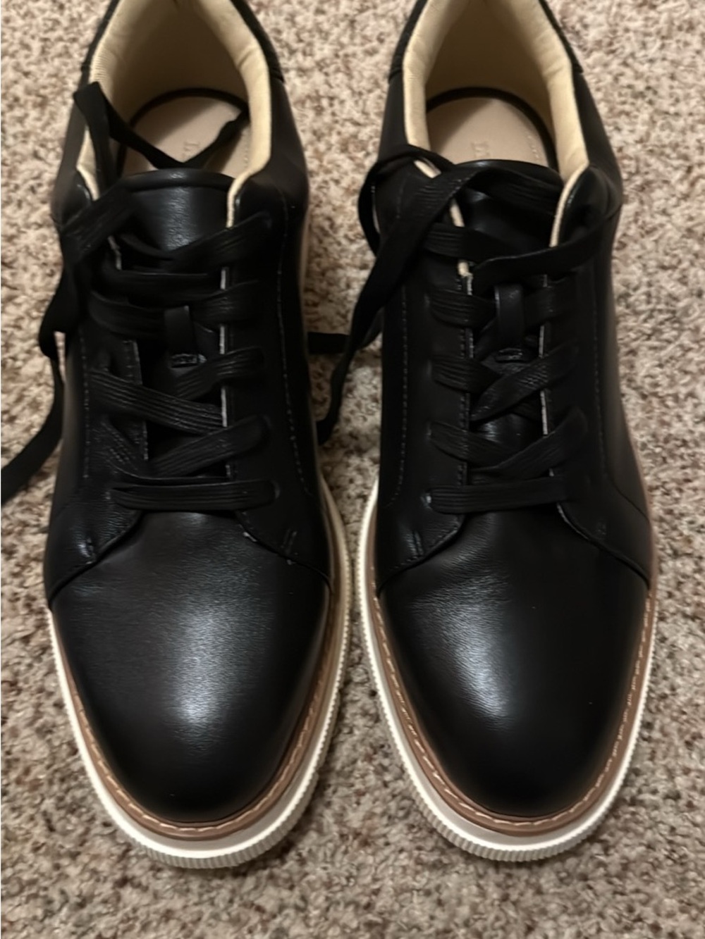 LP-Riverside women’s Black Lace-Up Shoes